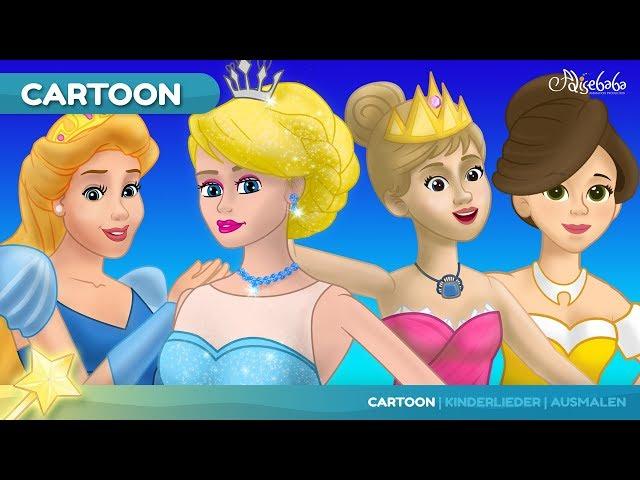 Die Prinzessin auf der Erbse und 4 Prinzessin Märchen | Gutenachtgeschichte für kinder