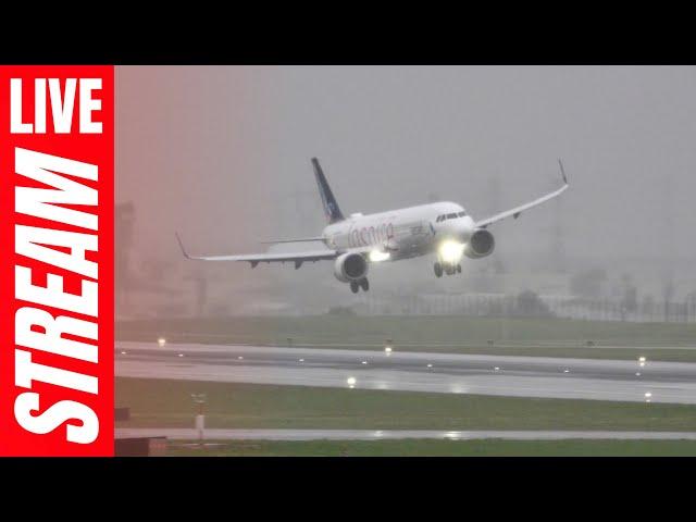  Lisbon Airport LIVE WINDY Plane Spotting