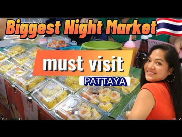 Biggest Night market in Pattaya | Night Market in Thailand 2023 | DnS TravelForce Vlog