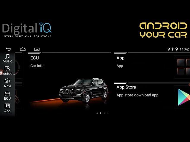 Digital iQ Android Car Multimedia BMW TOP 12 Series menu