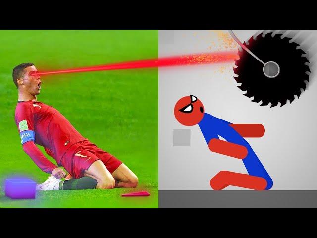 16 Min Best Falls | Stickman Dismounting Funny Moments | Dude Stick