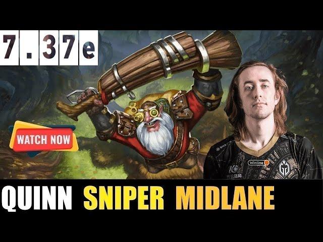 QUINN [SNIPER] MID 7.37e - DOTA 2 HIGHEST MMR MATCH #dota2   #dota2gameplay  #quinn