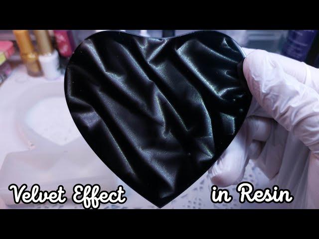 Velvet Effect in Resin New Technique Resin Art •  Epoxy resin art • resin crafts • epoxy resin diy