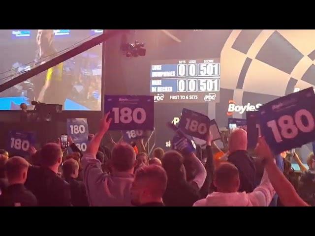 Live Darts Walk-on's | Mike De Decker & Luke Humphries | World Grand Prix of Darts (Leicester) 2014