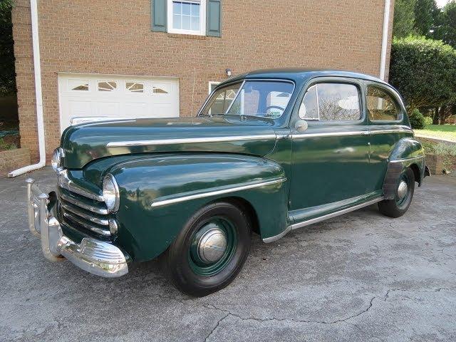 1948 Ford Super Deluxe 8 Tudor Start Up, Exhaust, Test Drive, and In Depth Review