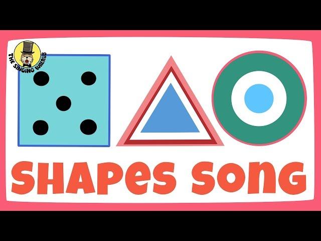 Shapes song for kids | The Singing Walrus