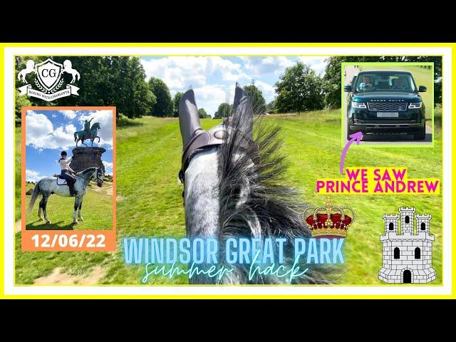 ️WINDSOR GREAT PARK SUMMER HACK | Riding with Charlotte Equestrian