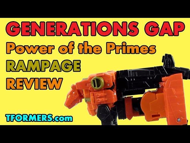 Power Of The Primes Titan Class Predacon Rampage - Predaking Review, Part III