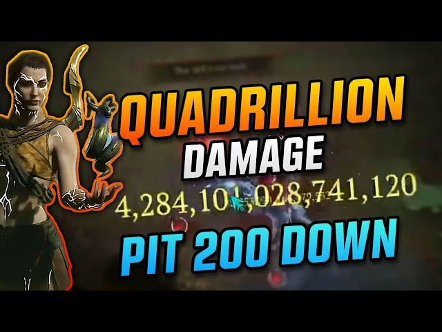 SORC QUADRILLIONS DAMAGE PIT200 DOWN - PTR S5 Diablo 4