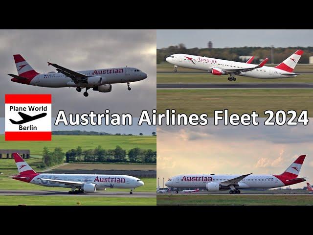 Austrian Airlines Fleet 2024 // Boeing 787-9 joining and Boeing 767-300ER leaving soon