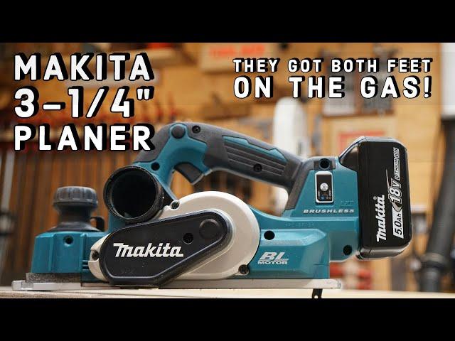 MAKITA 18 Volt 3-1/4" Brushless Planer XPK02Z