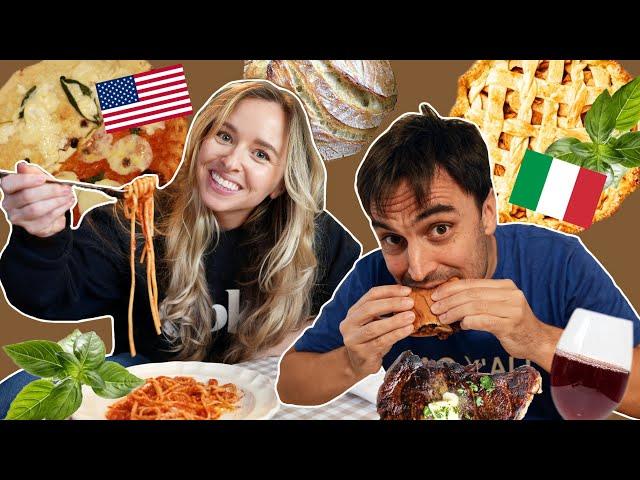 What We Eat In A Week - An Italian + An American Couple