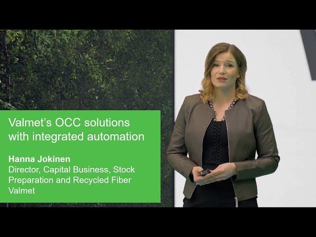 Valmet’s OCC solutions with integrated automation