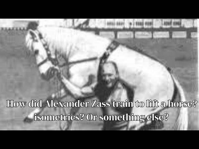 How I would train to lift a horse, Ask Eric Moss