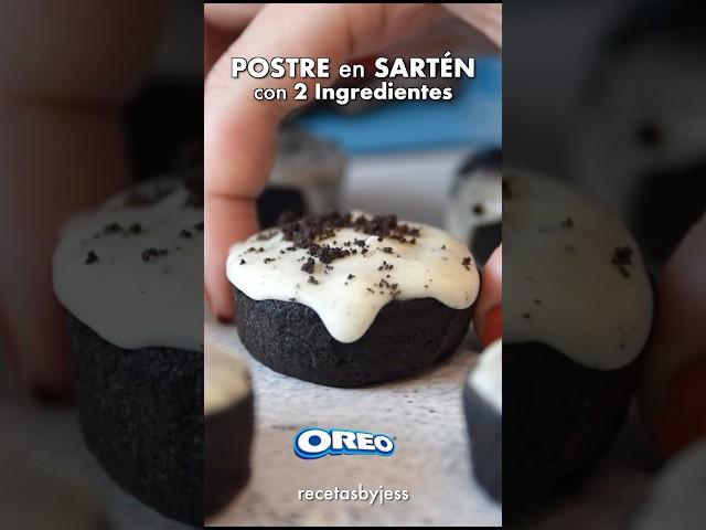 Postre de OREO con 2 INGREDIENTES en la SARTÉN  #postresfaciles