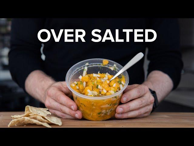 Why over salting your pico de gallo makes you a better cook