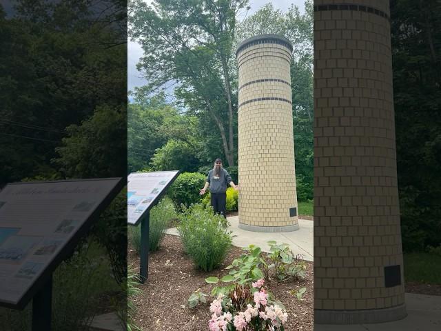 INCREDIBLE REPLICA SMOKESTACK MEMORIAL NO MORE POLUTION  #incredible #nomorepolution #memorial