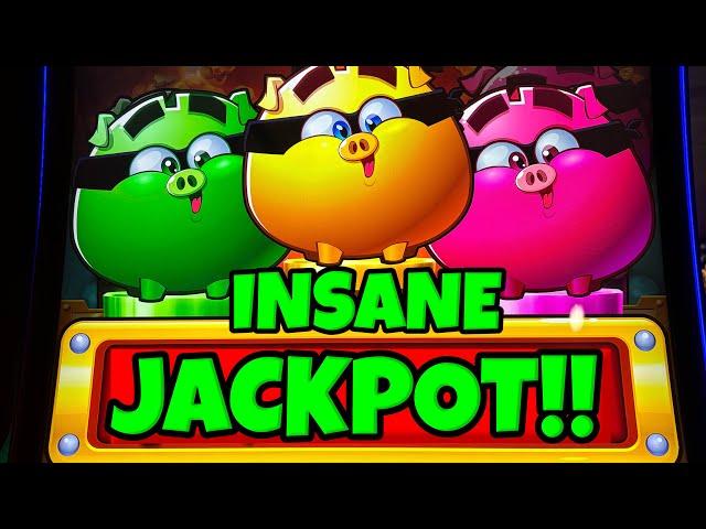 *Super Ultra Mega Jackpot Handpay on Bank Buster Slot*