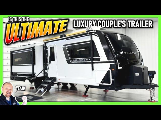 World FIRST LOOK at Brinkley's First Couple's Travel Trailer!! 2024 Model Z Air 285 RV