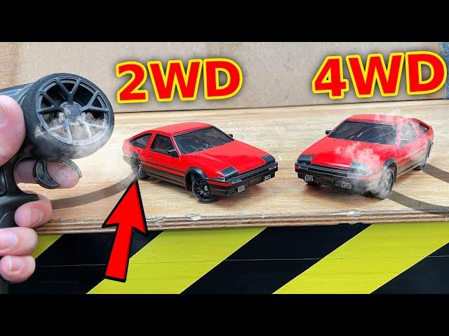 2WD vs 4WD mini RC Drift Cars