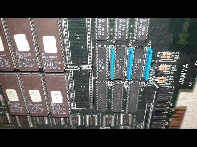 Arcade Pcb Joe & Mac: Caveman Ninja 1991 Data East.