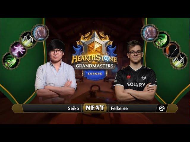 Seiko vs Felkeine | 2021 Hearthstone Grandmasters Europe | Elimination | Season 2 | Playoffs