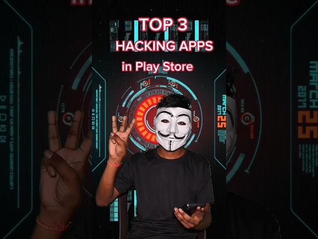 Top 3 🃏 Hacking Apps in ▶️ Play Store  #hacking #anonymous