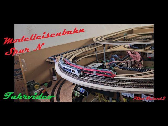 Fahrvideo Piko Talent 2 Hamsterbacke BR 442 Regional Express National Express Modelleisenbahn Spur N