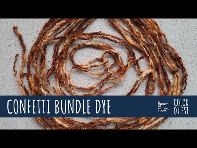 HOW TO BUNDLE DYE WITH FOOD WASTE | ECO PRINT| NATURAL COLOR | CONFETTI | AVOCADO ONION POMEGRANATE