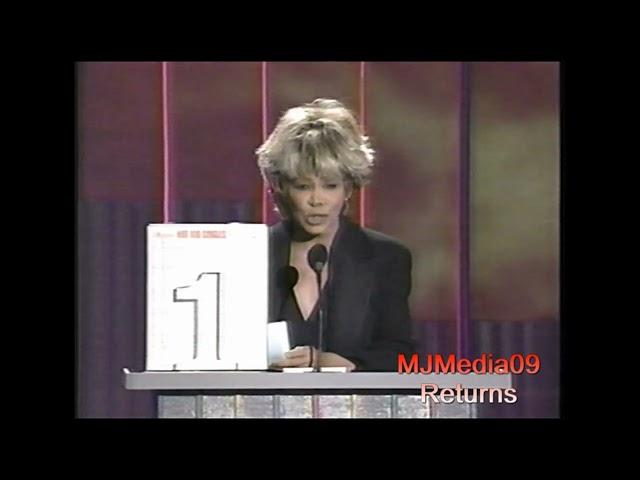 December 1995 Tina Turner Accepts Michael Jackson #1 Award after his Collapse HD1080i