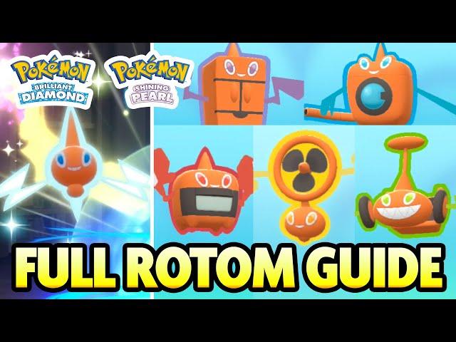 How to Get ROTOM and CHANGE ROTOM FORMS! (Secret Room) in Pokemon Brilliant Diamond Shining Pearl!