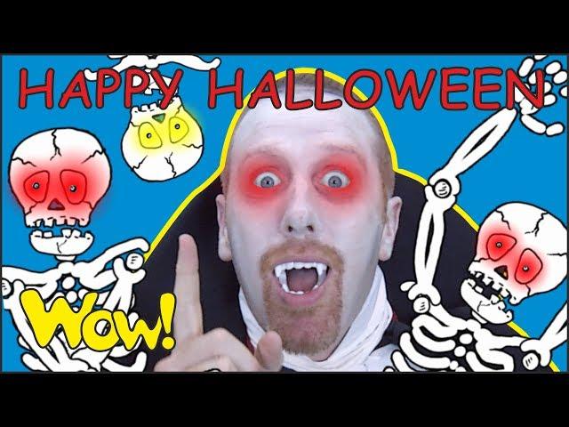 Happy Halloween Songs with Steve and Maggie | Magic Speaking Stories for Kids with Wow English TV