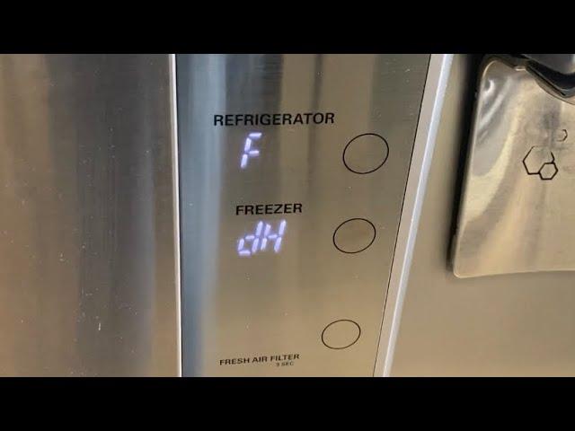 LG REFRIGERATOR  CODE  f dh