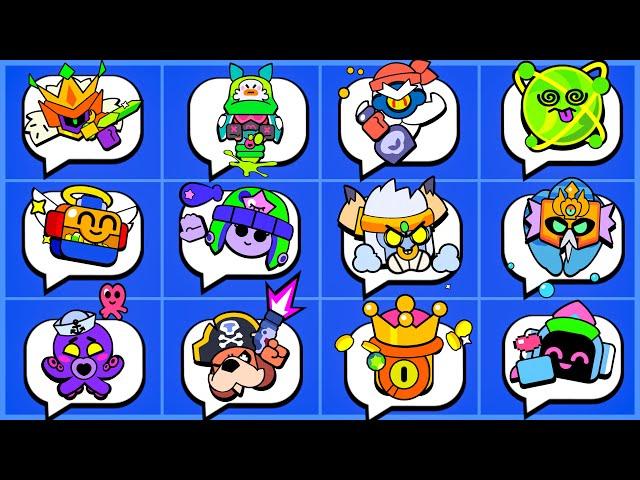 All The New Animated Pins of This Update!! | #classicbrawl