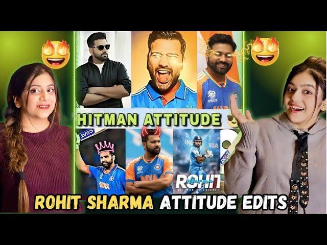 Rohit Sharma (HIT-MAN) Dangerous Attitude Videos  |  Pakistani Girls Reaction