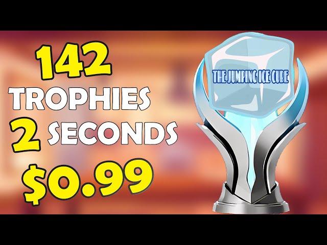 142 Trophies Within Seconds - The Jumping Ice Cube - $0.99 - Crossbuy - Autopop Platinum