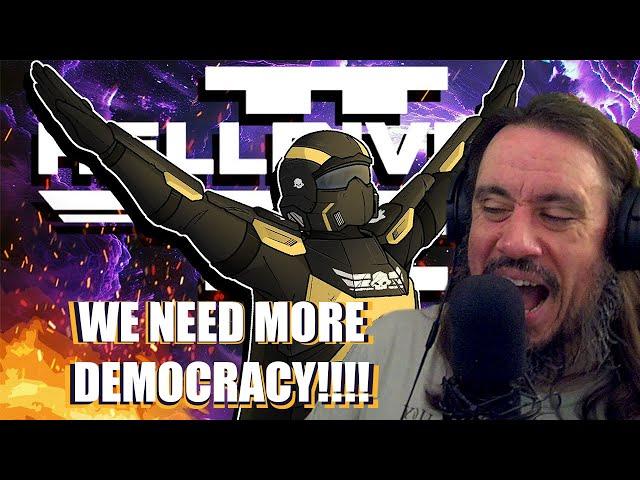 Vet Reacts!  *WE NEED MORE DEMOCRACY!!!!* Imploding Entire Planets into Black Holes | HELLDIVERS 2