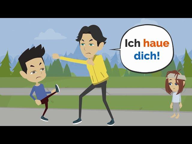 Deutsch lernen | Paul und Nico kämpfen?