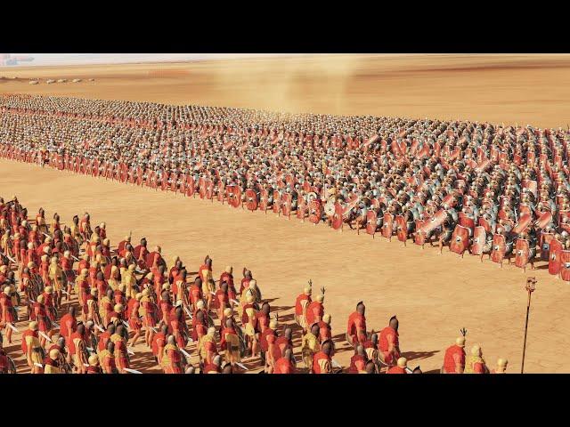 4,800 Guerrilla Warriors Vs 4,800 Eagle Cohort | Total War Rome 2,