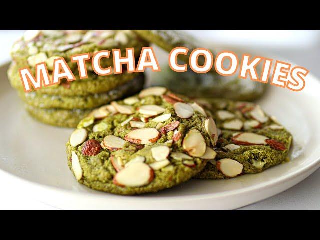 VEGAN MATCHA COOKIES | Easy No Mixer Cookie Recipe