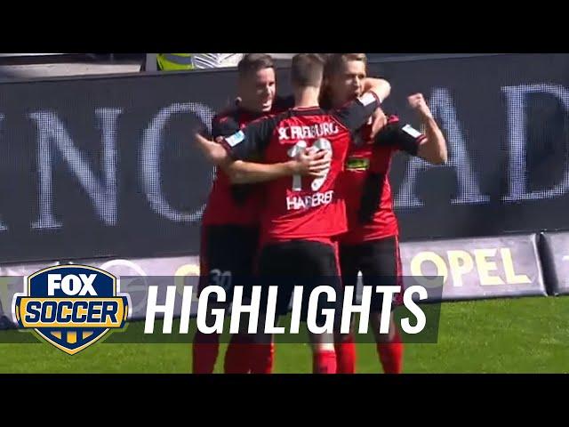 Nils Petersen gives SC Freiburg the lead | 2016-17 Bundesliga Highlights