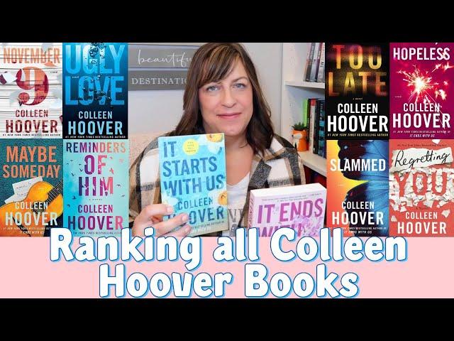 RANKING ALL COLLEEN HOOVER BOOKS