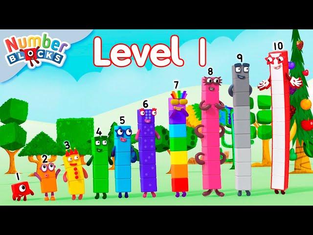 ️Building All Numberblocks 1 to 10: Learn and Play Together Level 1| Learn to count | Numberblocks