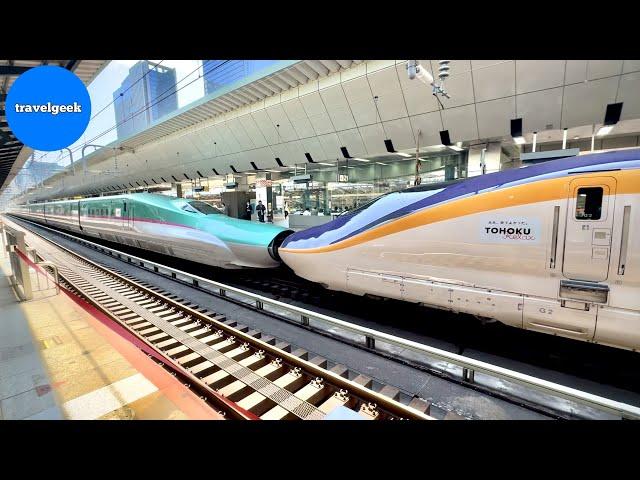 Japan's New Coupling Shinkansen Bullet Train Travel from Hokkaido to Tokyo