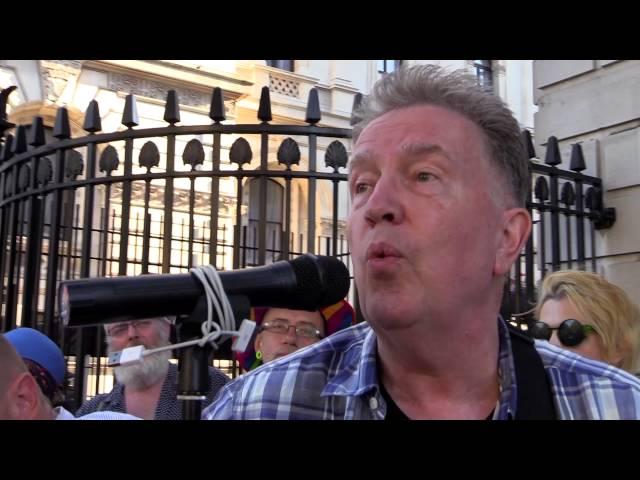 Tom Robinson  sings "Glad to be Gay" to Theresa May