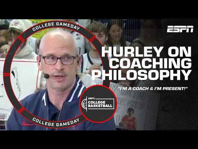 'I'm a coach and I'm PRESENT!' Dan Hurley on connection with his UConn team  | College GameDay