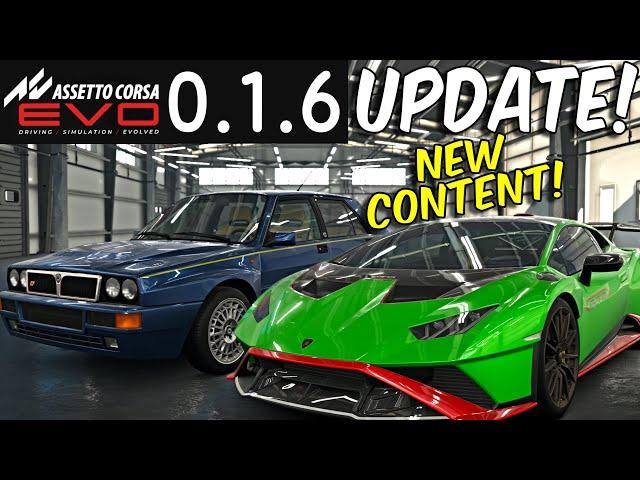 What's new? Assetto Corsa EVO 0.1.6 UPDATE Deep Dive! Fanatec CSL DD - 3Drap