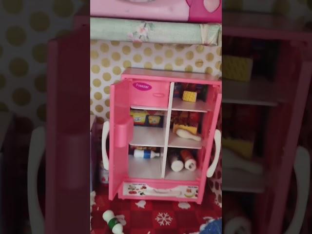 Barbie dollhouse with cardboard #6thBirthdaygift #barbie_dollhouse #dollhousechallenge #satisfying