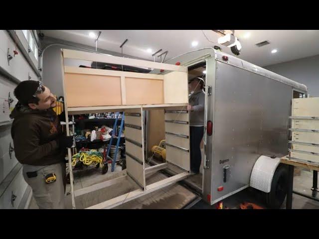 Mobile Tool Trailer Build Main Cabinet  Part 4-7