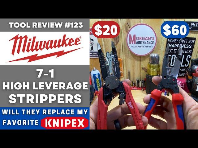 Milwaukee 7-1 High Leverage Strippers VS  Knipex Forged Wire Strippers #tools #electrical #milwaukee